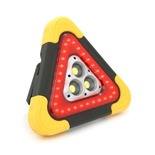 Знак аварійної зупинки, світлодіодний SUITU ST-1101L-S, акумулятор 1800мАг, сонячна батарея, USB, 3 режими, кронштейн