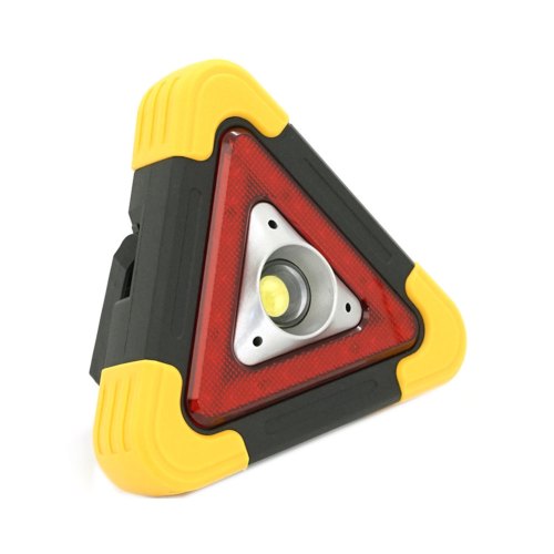 Знак аварійної зупинки, світлодіодний SUITU ST-1101S-B, живлення від 3-х батарейок, USB, 3 режими, без батарей, кронштейн