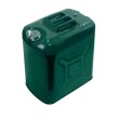 Каністра Merlion YT-HS-FX-60L, металева, з клапаном, гнучка лійка, 60л, Green