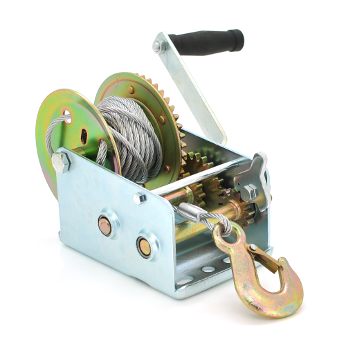 Лебідка Voltronic WO3000LB, ручна, барабанна, вантажопідйомність до 1360кг, довжина троса 7м