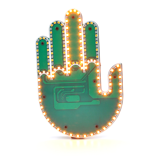 Рука, що світиться Voltronic YT41596, на заднє скло, пульт, живлення від 3xАА (немає в комплекті), Box