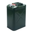 Каністра Merlion YT-HS-FX-40L, металева, з клапаном, гнучка лійка, 40л, Green