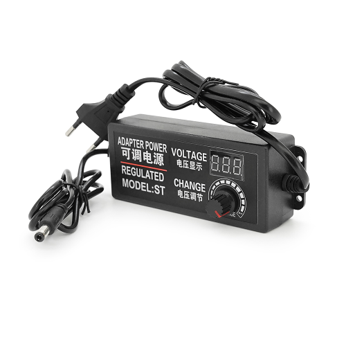 Імпульсний адаптер живлення Voltronic BPX-180-5A, з регулюванням напруги, 3В-24В, 3А, LED, Black