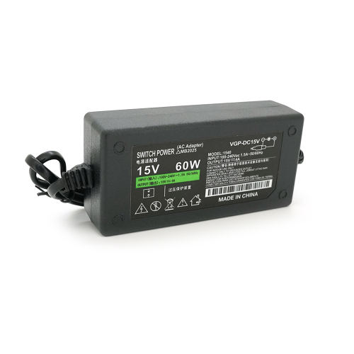 Імпульсний блок живлення Voltronic YM-1540, 15В, 4А, 60Вт, штекер 5.5x2.5, шнур живлення, довжина 40см