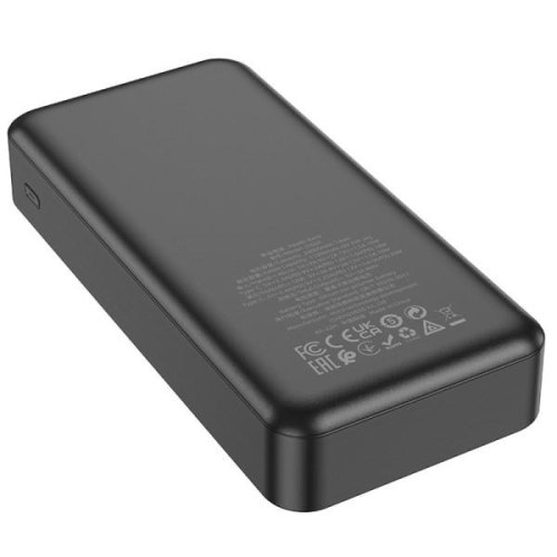 Зовнішній акумулятор Powerbank Hoco J102A Cool figure, PD20W+QC3.0, 20000mAh, Black (6931474783622)