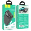 Зовнішній акумулятор Powerbank Hoco J102A Cool figure, PD20W+QC3.0, 20000mAh, Black (6931474783622)