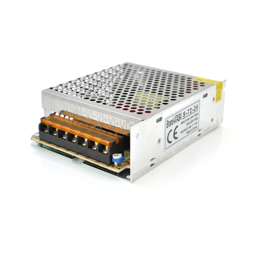Імпульсний блок живлення Voltronic S-72-24, 24В, 3А, 72Вт, перфорований