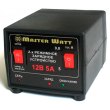 Зарядний пристрій для акумулятора Master Watt MW-AZU12, 12V, 4.5-100Ah, MF/WET/AGM/GEL, 180-245V, струм заряду режим 0.8А/5А, крокодили