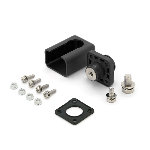 Корпусна прохідна клема Voltronic, М8-M6, 200A, 1000V, мідь, Black