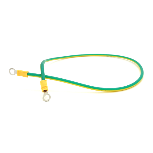 Перемичка (з'єднувач) для акумуляторів Voltronic, 300мм, 6мм2, під болт М6 (6.3мм внутрішній діаметр), ціна за штуку