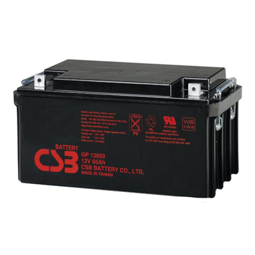 Акумуляторна батарея CSB Battery GP12650, 12V, 65Ah, Q1