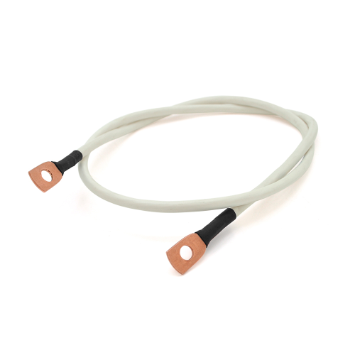 Кабель для з'єднання акумуляторів (перемичка) YugTorg, довжина 3м, провід мідний ПВ-3/КГНВ Одесакабель, 25мм2, з клемами М8 (мідь)