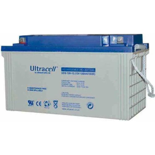 Акумуляторна батарея Ultracell UCG120-12, GEL, 12V, 120Ah, White, Q1/40