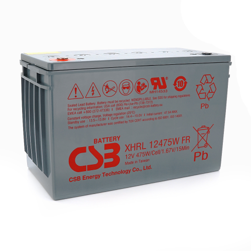 Акумуляторна батарея CSB Battery XHRL12475WFR, 12V, 118.8Ah
