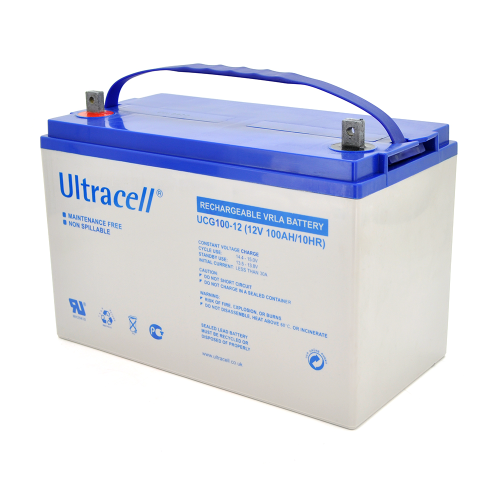 Акумуляторна батарея Ultracell UCG100-12, GEL, 12V, 100Ah, White, Q1/48