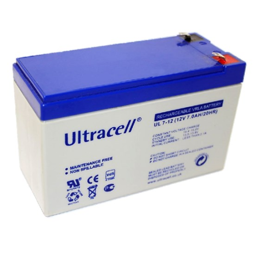 Акумуляторна батарея Ultracell UL7-12, AGM, 12V, 7Ah, White, Q8/420