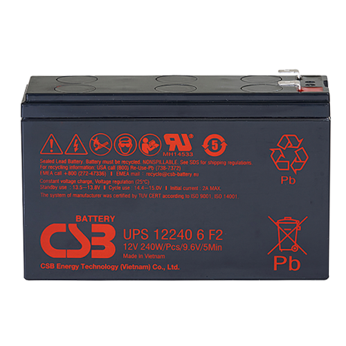 Акумуляторна батарея CSB Battery UPS122406F2, 12V, 5Ah, Q12