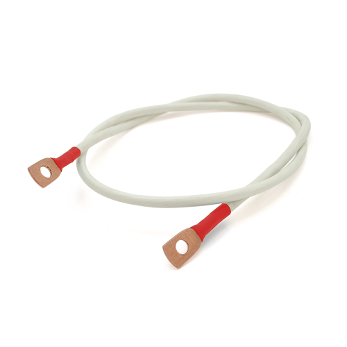 Кабель для з'єднання акумуляторів (перемичка) YugTorg, довжина 150см, провід мідний ПВ-3/КГНВ Одесакабель, 16мм2, з клемами М8 (мідь)