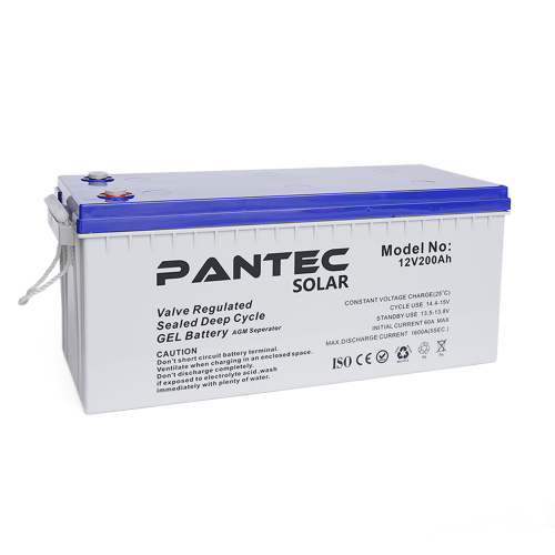 Акумуляторна батарея PANTEC PTG200-12, GEL, 12V, 200Ah, Grey, Q1/48