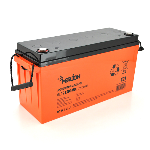 Акумуляторна батарея MERLION GL121500M8, 12V, 150Ah, Q1/24