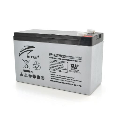 Акумуляторна батарея RITAR HR1232W, AGM, Gray Case, 12V, 8Ah, Q10
