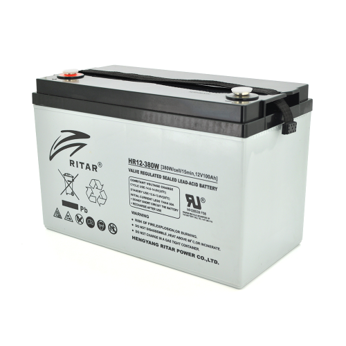 Акумуляторна батарея RITAR HR12380W, AGM, Gray Case, 12V, 100Ah, Q1/36