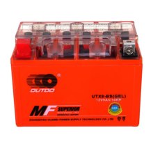 Мотоакумулятор OUTDO (Maxion) UTX9-BS GEL, 12V, 9Ah, Orange, Q8
