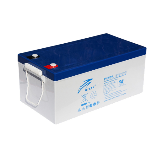 Акумуляторна батарея RITAR DG12-260, GEL, Gray Case, 12V, 260Ah