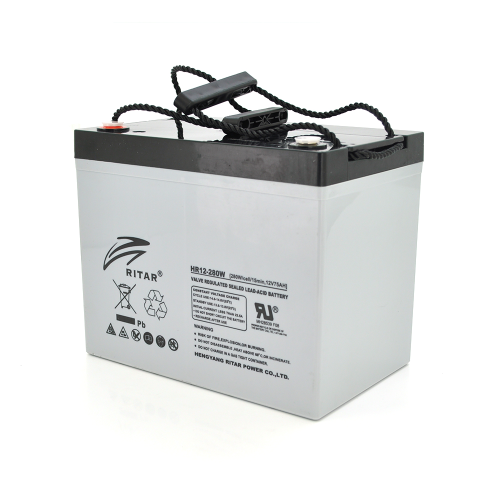 Акумуляторна батарея RITAR HR12280W, AGM, Gray Case, 12V, 75Ah, Q1