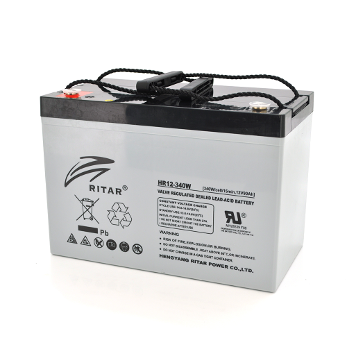 Акумуляторна батарея RITAR HR12340W, AGM, Gray Case, 12V, 90Ah, Q1/48