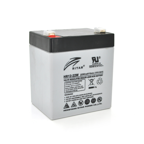 Акумуляторна батарея RITAR HR1222W, AGM, Gray Case, 12V, 5.5Ah, Q10