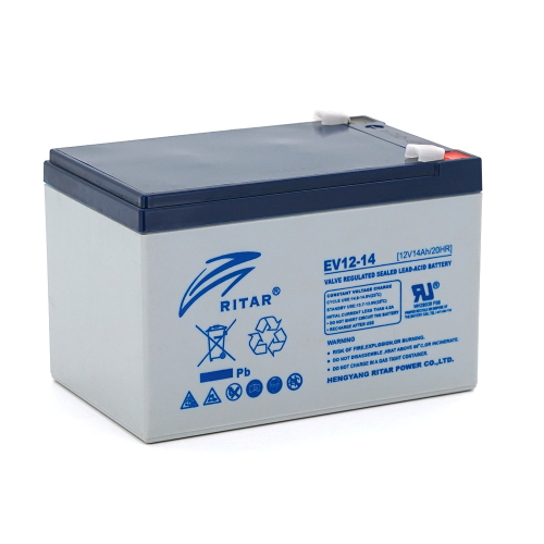 Тяговий акумулятор RITAR EV12-14, 12V, 14Ah, F2, Q4