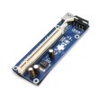 Riser PCI-EX, x1 =&gt; x16, 4-pin MOLEX, SATA =&gt; 4Pin, USB 3.0 AM-AM 0,6 м (синій), конденсатори CS 220 16V, Пакет
