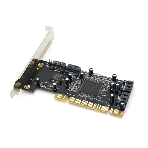 Контролер Voltronic SIL3114, PCI to SATA 2.0, 1.5Gb/s, 4 внутрішні порти, RAID, кабель SATA, BOX