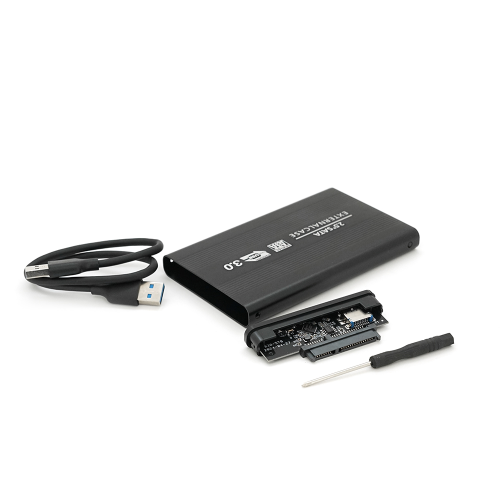 Кишеня для 2.5 Voltronic VFAN, USB 3.0 SATA, метал, Black