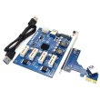 Cпліттер-розгалужувач (хаб) Voltronic PCI-e x1 на 3 порти х1, BOX