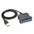 Кабель-перехідник Voltronic USB LPT IEEE 1284 25 pin, 0.8m, Blister