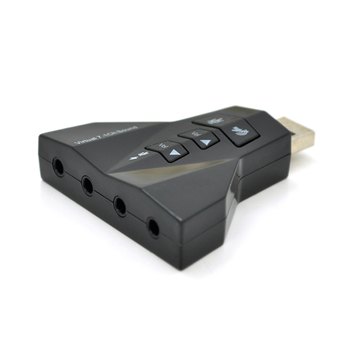 Звукова карта (контролер) Voltronic YT-C-7.1, USB, 3D sound (7.1), Windows 7 ready, Blister