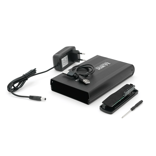 Кишеня для 3.5 Voltronic 3520SBl, USB 2.0 SATA, алюмінієвий корпус, Black