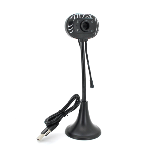 Вебкамера з гарнітурою  800x600, пластик, Black, Пакет