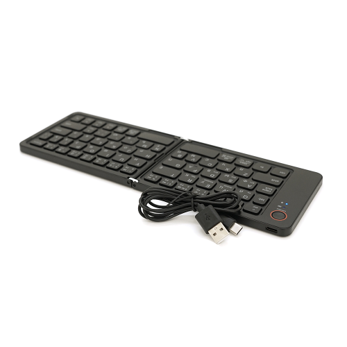 Клавіатура бездротова Voltronic B023, розкладна, 67 клавіш, 2.4G, Black, Box