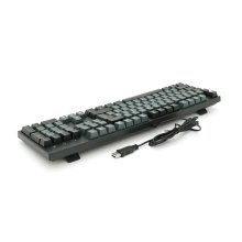 Клавіатура дротова Fantech ATOM MK886, USB, Grey (red switch), Q10