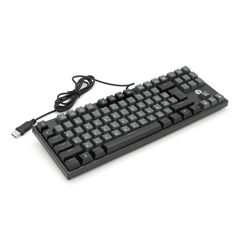 Клавіатура дротова Fantech ATOM MK876, USB, Grey (red switch), Q10