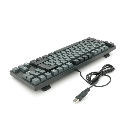 Клавіатура дротова Fantech ATOM MK876, USB, Grey (red switch), Q10