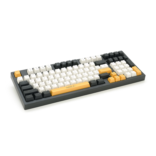 Клавіатура дротова iMICE GK500, USB Type-C, довжина кабелю 100см, White/Black