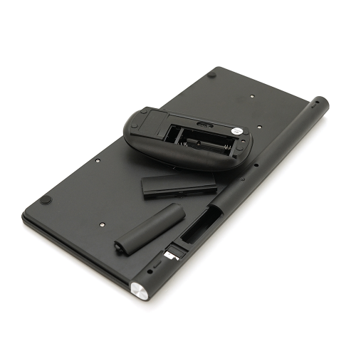 Комплект (клавіатура, миша) бездротовий Voltronic KM908, 2.4G, 78 клавіш, Black, Box