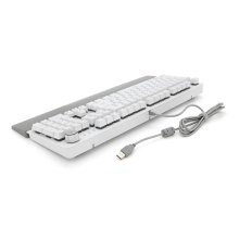 Клавіатура дротова Fantech MK853V2 SPACE EDITION, USB, довжина кабелю 135см, White, Q10