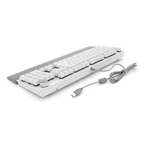 Клавіатура дротова Fantech MK853V2 SPACE EDITION, USB, довжина кабелю 135см, White, Q10