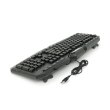 Клавіатура дротова JEDEL K504, USB, з підсвіткою, довжина кабелю 170см, Black, Q20