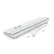 Клавіатура дротова Fantech MK855RGB, USB, довжина кабелю 135см, White, Q10